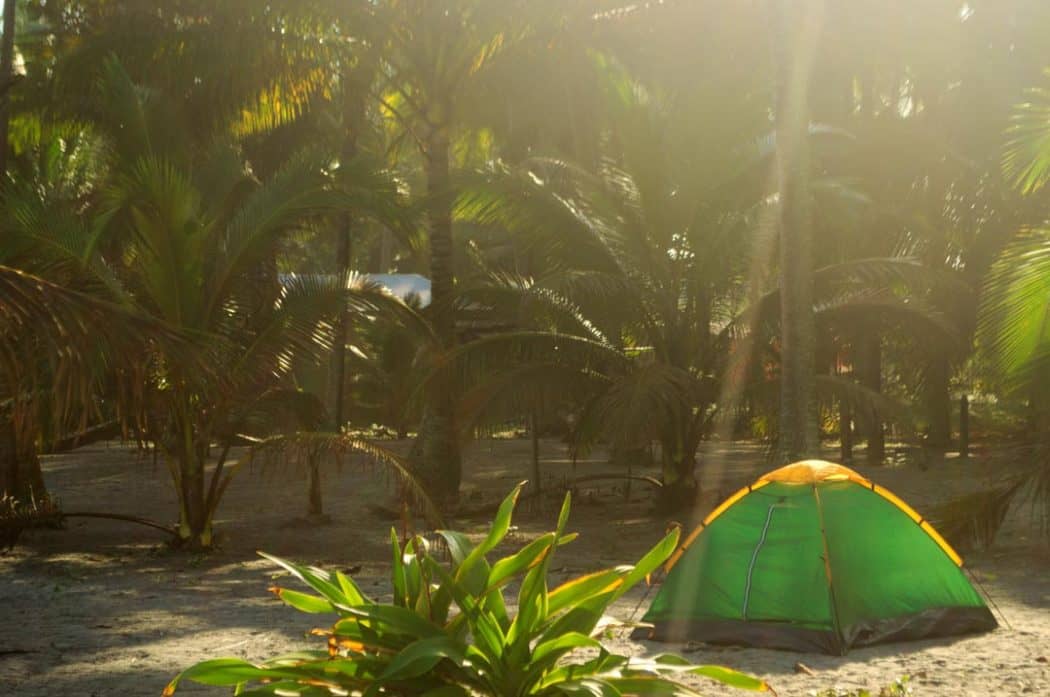 Camping en la Isla Portete, Esmeraldas